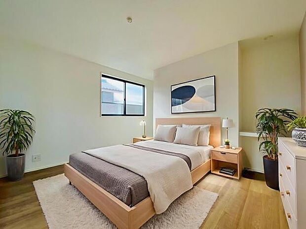 1号棟(2025年11月)撮影 ※本画像はCGで作成しており、実際に家具は置かれておりません。