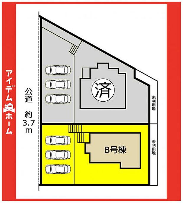 本物件はB号棟です♪