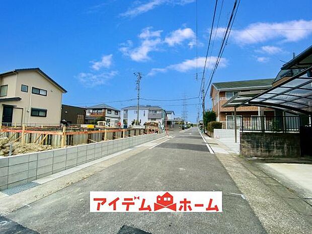 東側道路（2025年10月）撮影