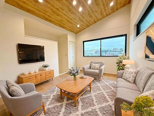 ☆B号棟内観写真☆ ※本画像はCGで作成しており、実際に家具は置かれておりません。