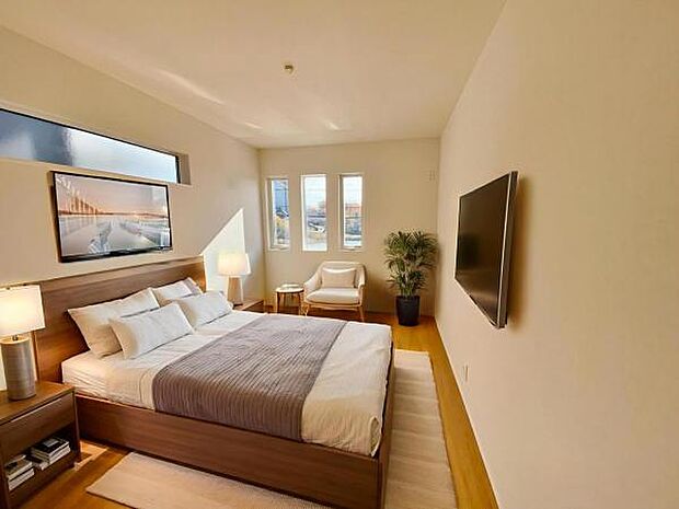 2号棟(2025年12月)撮影 ※本画像はCGで作成しており、実際に家具は置かれておりません。