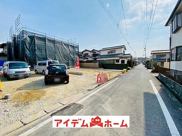 西側道路（2026年2月）撮影