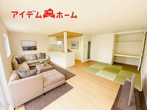 1号棟(2026年3月)撮影 ※本画像はCGで作成しており、実際に家具は置かれておりません。