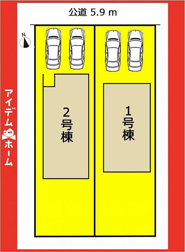 本物件は2号棟です♪