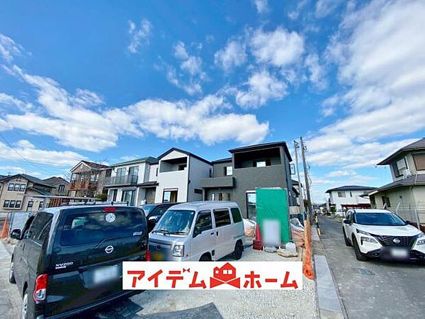 東側道路（2026年2月）撮影