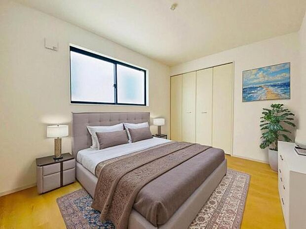 5号棟内観（2025年5月）撮影 ※本画像はCGで作成しており、実際に家具は置かれておりません。