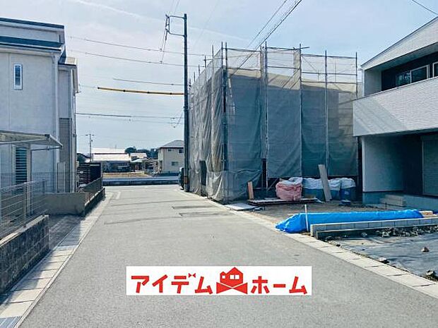 東側道路（2026年2月）撮影