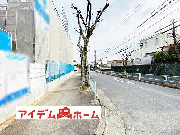 西側道路（2026年1月）撮影