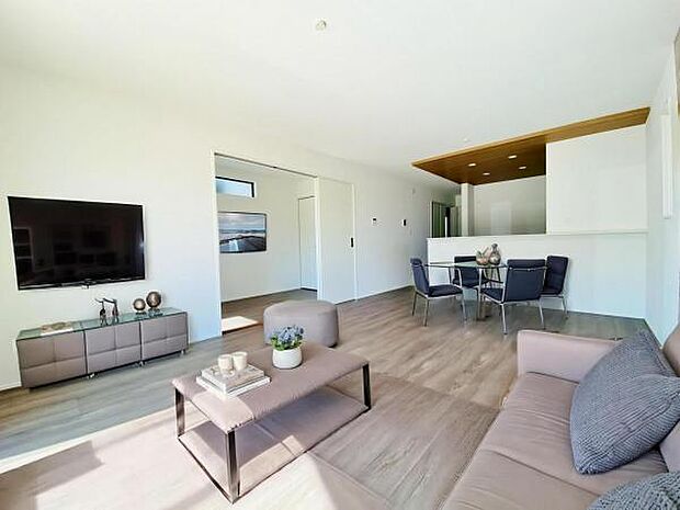 1号棟（2026年3月）撮影 ※本画像はCGで作成しており、実際に家具は置かれておりません。