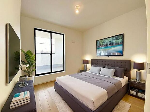 内観(2025年12月)撮影 ※本画像はCGで作成しており、実際に家具は置かれておりません。