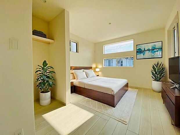 1号棟（2026年1月）撮影 ※本画像はCGで作成しており、実際に家具は置かれておりません。 