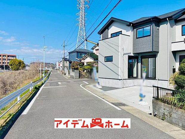 西側道路(2026年3月)撮影