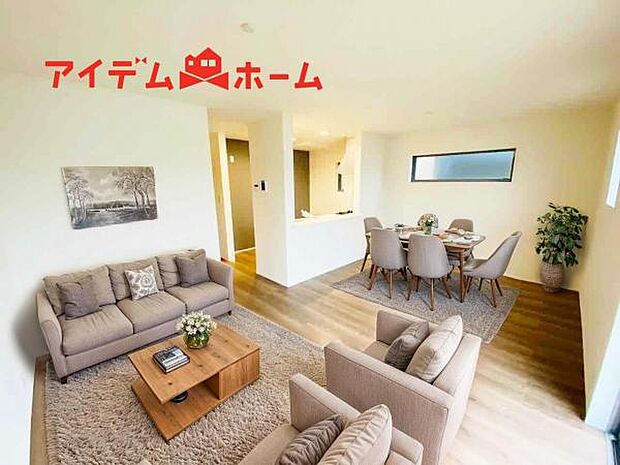 2号棟(2026年4月)撮影 ※本画像はCGで作成しており、実際に家具は置かれておりません。