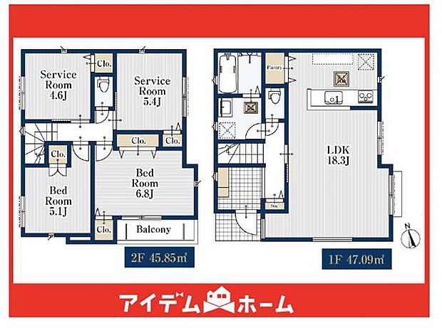 ☆2号棟間取図☆