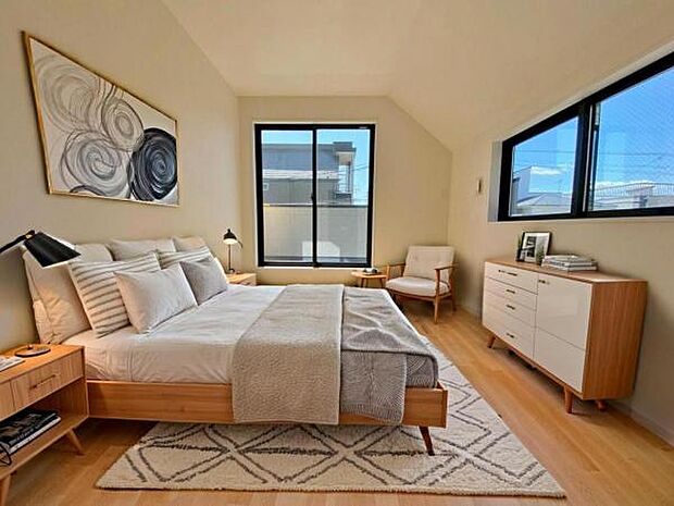 2号棟(2026年3月)撮影 ※本画像はCGで作成しており、実際に家具は置かれておりません。