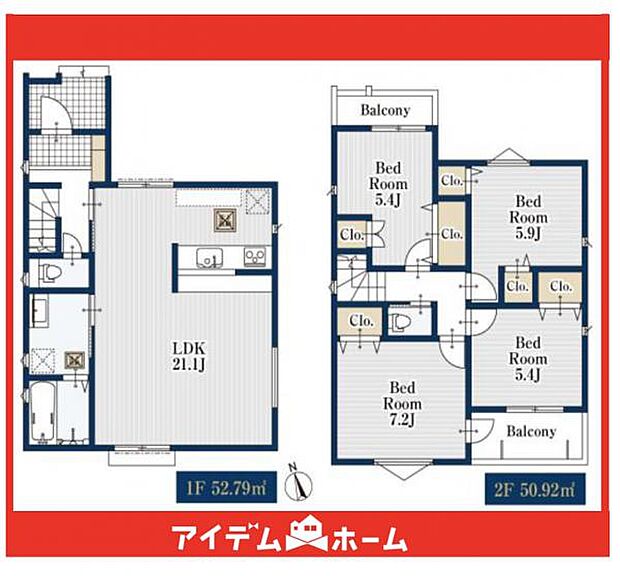 ☆1号棟間取図☆