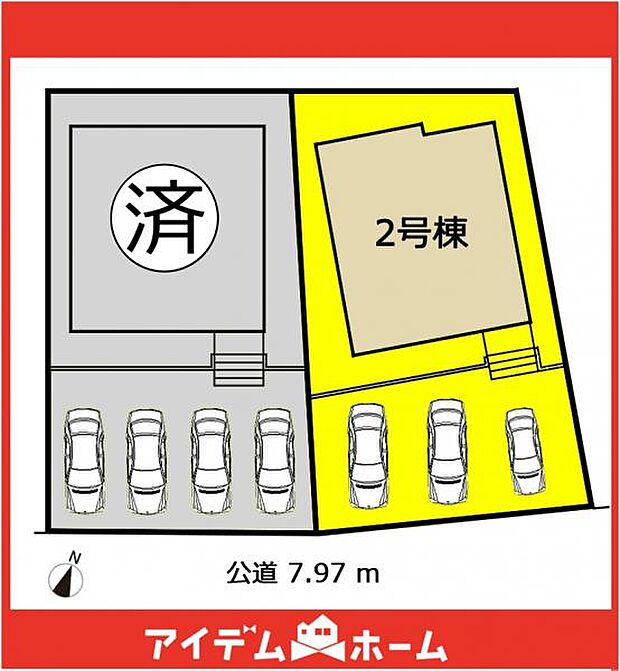 本物件は2号棟です♪