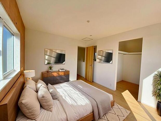 1号棟(2026年2月)撮影 ※本画像はCGで作成しており、実際に家具は置かれておりません。