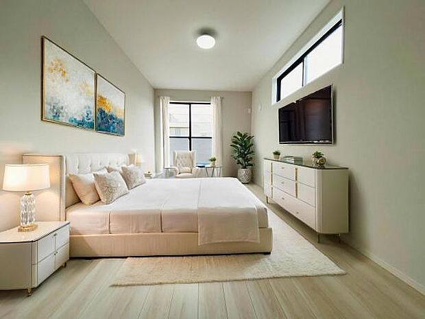 3号棟（2026年3月）撮影 ※本画像はCGで作成しており、実際に家具は置かれておりません。 