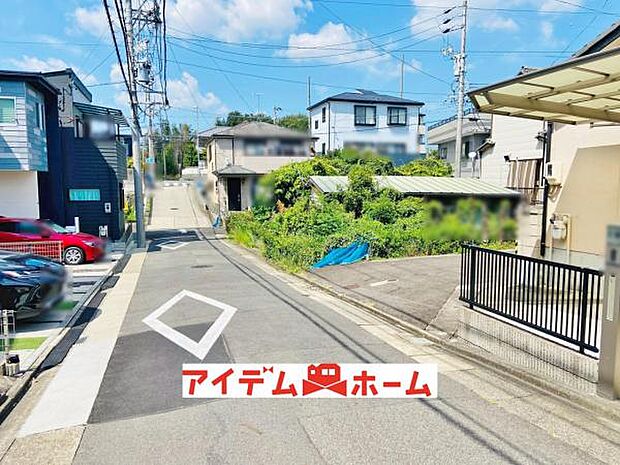 北側道路(2026年8月)撮影
