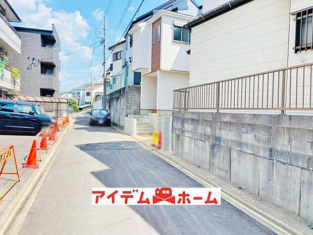 西側道路(2026年8月)撮影