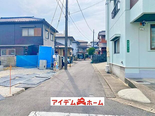 西側道路(2026年3月)撮影