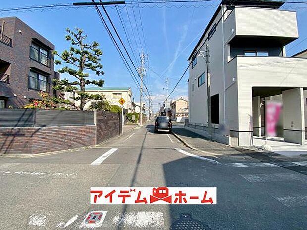 北側道路（2026年2月）撮影