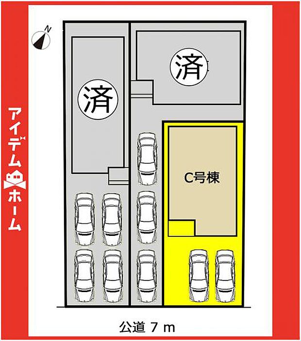 本物件はC号棟です♪