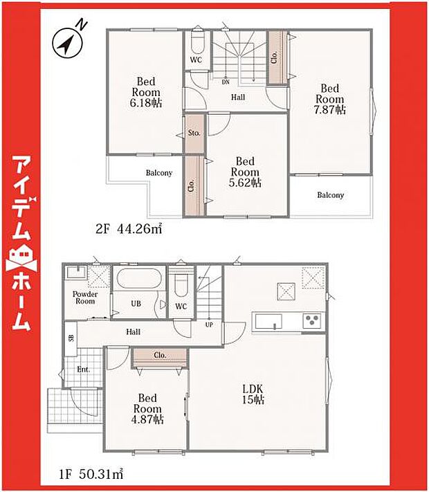 ☆B号棟間取図☆