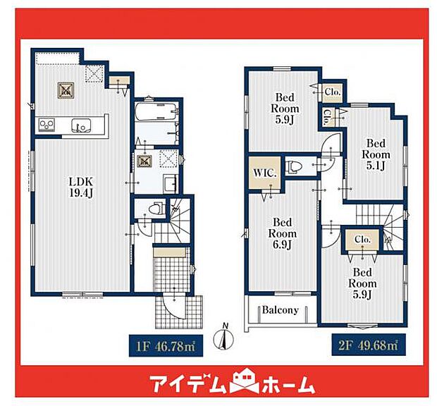 ☆2号棟間取図☆
