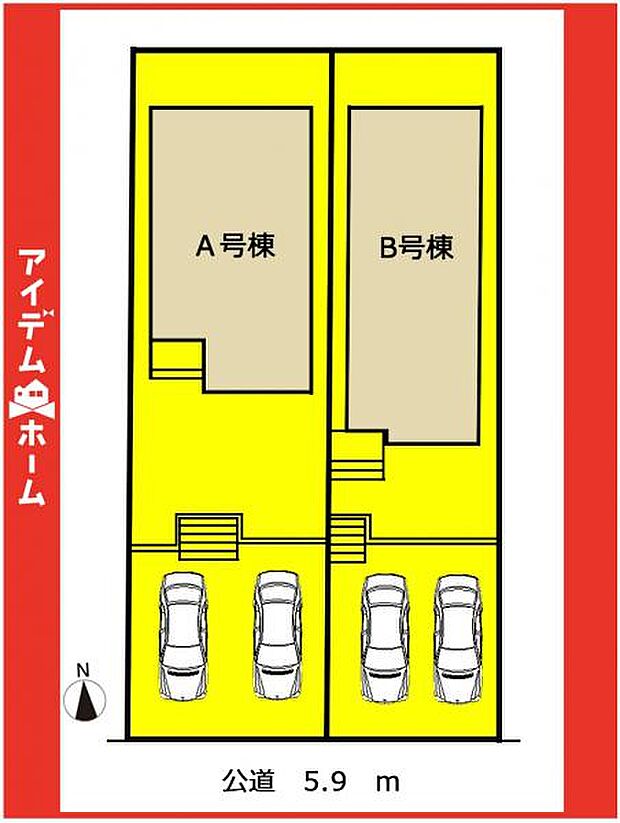 本物件はB号棟です♪