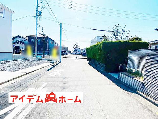 西側道路（2026年3月）撮影