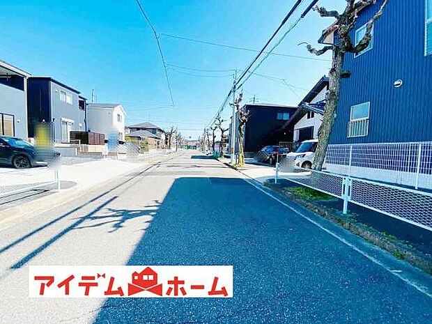 西側道路（2026年3月）撮影