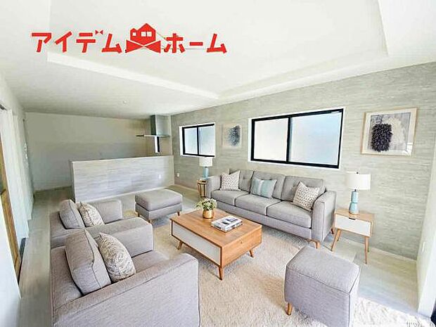 2号棟(2026年4月)撮影 ※本画像はCGで作成しており、実際に家具は置かれておりません。