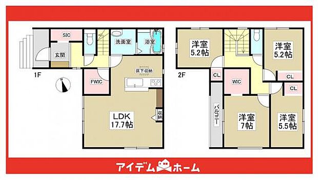 ☆1号棟間取図☆