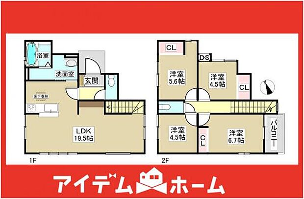 ☆1号棟間取図☆