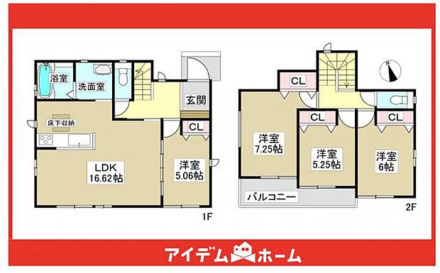 ☆F号棟間取図☆