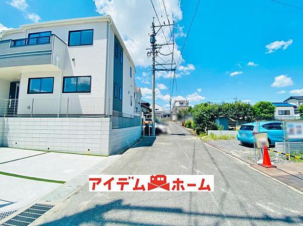 東側道路(2026年8月)撮影
