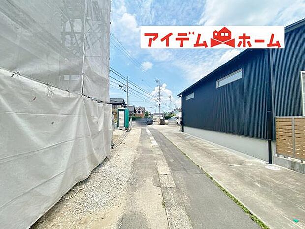 東側道路（2026年6月）撮影