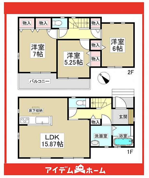 ☆B号棟間取図☆