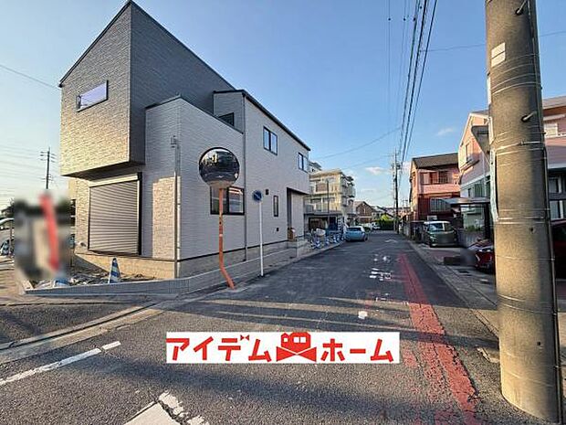 東側道路（2026年10月）撮影