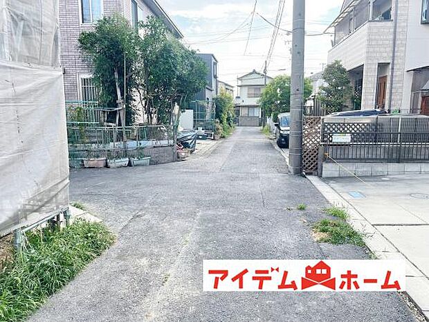 北側道路(2026年8月)撮影