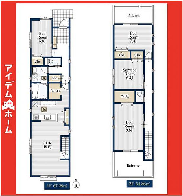 ☆1号棟間取図☆
