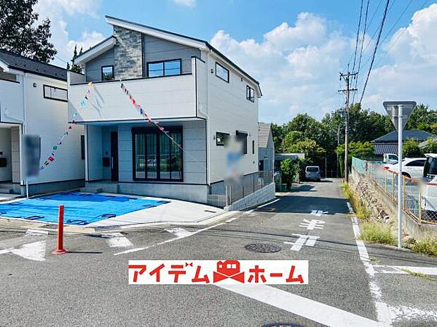 東側道路（2026年8月）撮影
