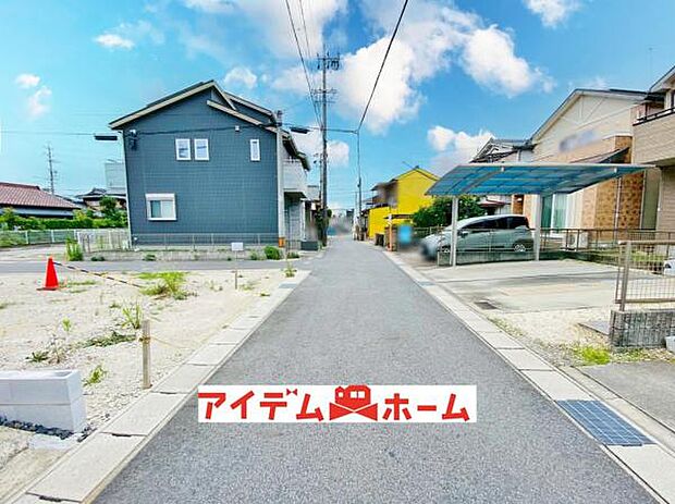 北側道路（2026年7月）撮影