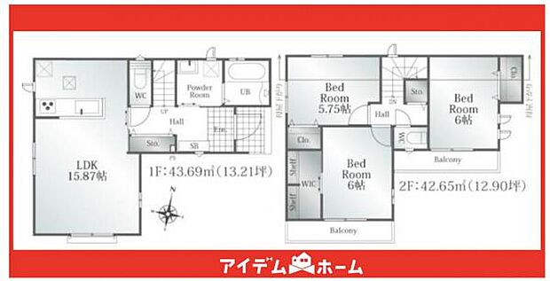 ☆A号棟間取図☆