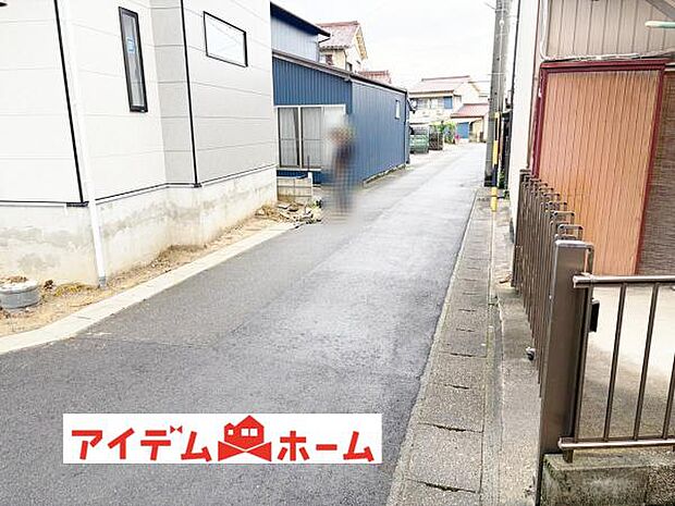 東側道路（2026年9月）撮影