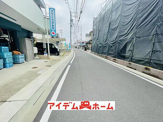 北側道路(2026年8月)撮影