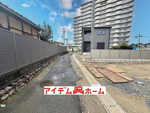 西側道路(2026年9月)撮影