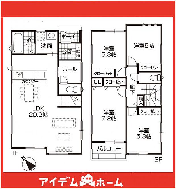 ☆1号棟間取図☆